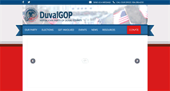 Desktop Screenshot of duvalgop.com